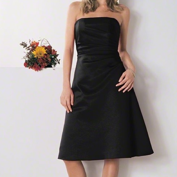Alfred Angelo Dresses & Skirts - Silk Strapless Burgundy Dress